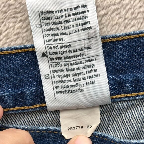 Carhartt Mens Workwear Jeans Size 42x30 B18 DST Traditional Fit Irregular Blue - Picture 11 of 16